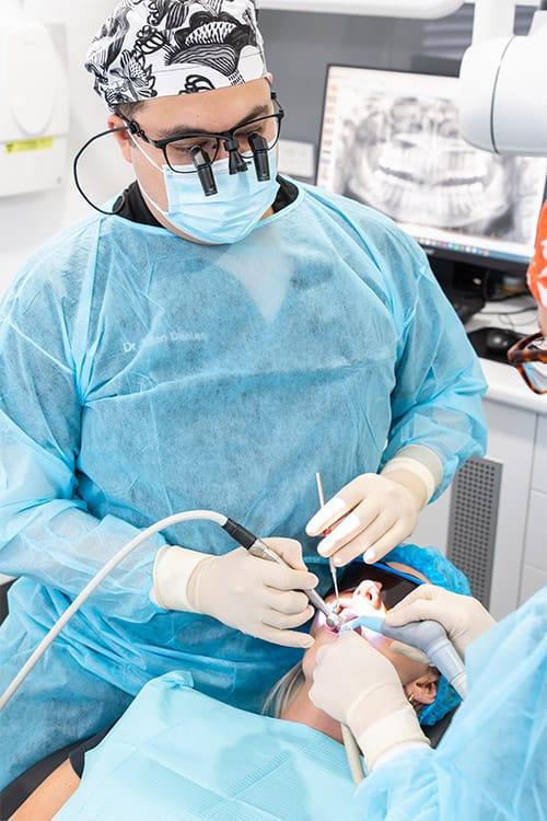 Mooloolaba dentist Julian at work