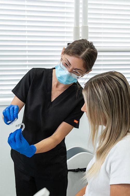 dentist made dental mouthguard